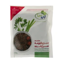 سبزی قورمه سرخ شده منجمد نوبرسبز 400 گرم